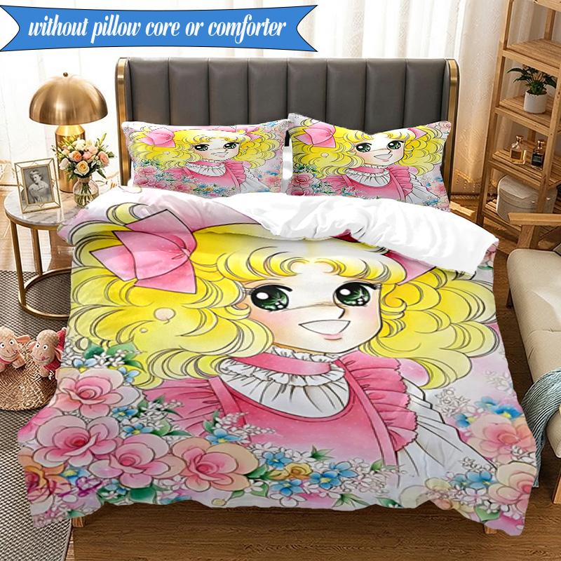 Panda And sweet Friendship 3pcs K-pop music group Bedding set,Ideal for Bedroom, Dormitory,Including Duvet Cover And 2pcs Pillowcases,Fan gifts