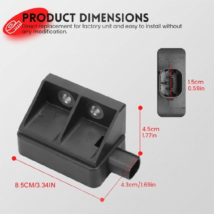 Automotive Stability Sensor 1J0907657B 1J0907657 1J0907657A ABS Module for Golf 4 Yaw Rate Service, Part Reference Review, Vehicle Care and Repair