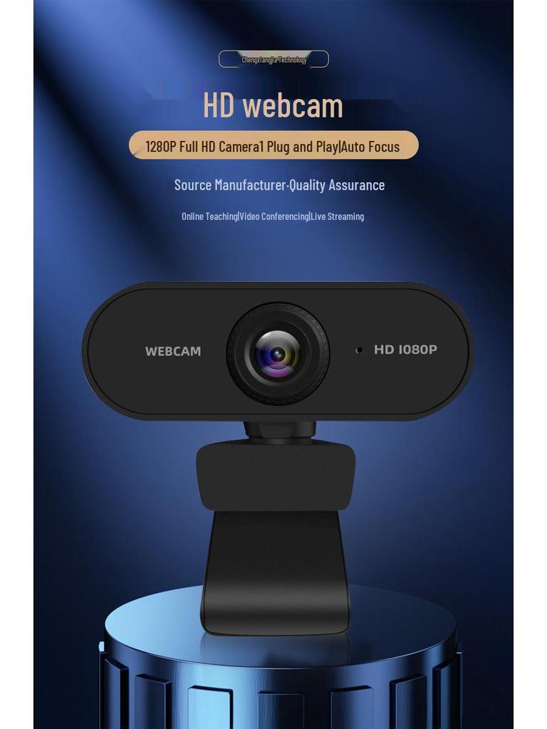 HD 1080P 4K USB Webcam for Desktop & Laptop - Ideal for Online Classes & Streaming