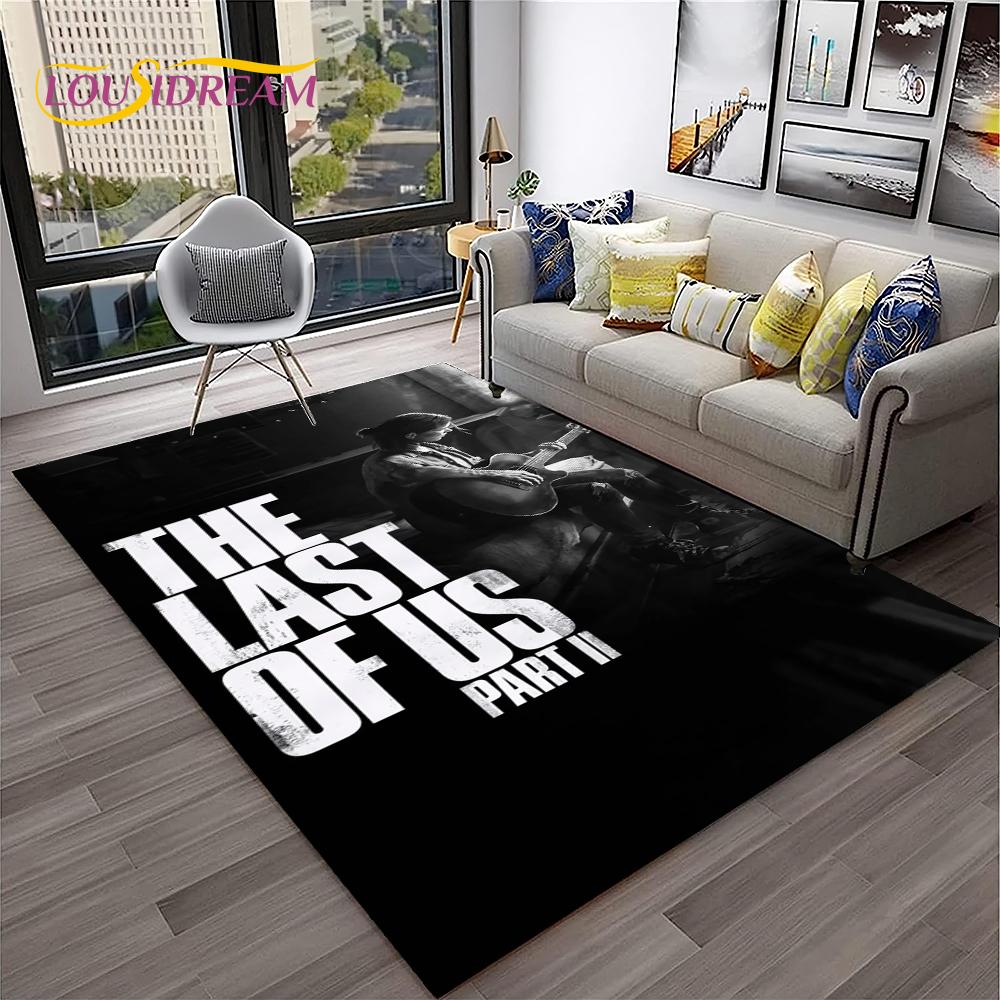 The Last of Us Игра ужасов Педро ТВ Ковер Коврик для дома Гостиная Спальня Диван Придверный коврик Декор, детский ковер Нескользящий коврик для пола