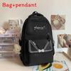 School Backpack For Girls And Boys Nylon Multicompartment With Padded Straps For Students