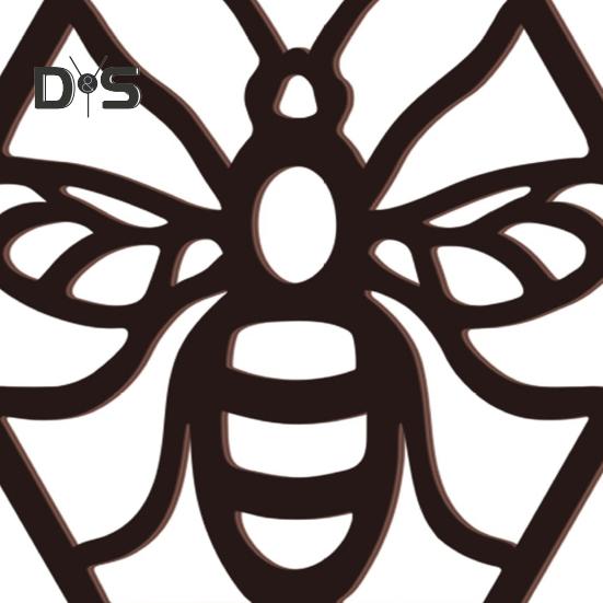 4/6 шт. Подвески в виде пчелиных сот, многоразовые, ажурные, настенные, художественные, шестиугольные, для окон, дверей, прилавков