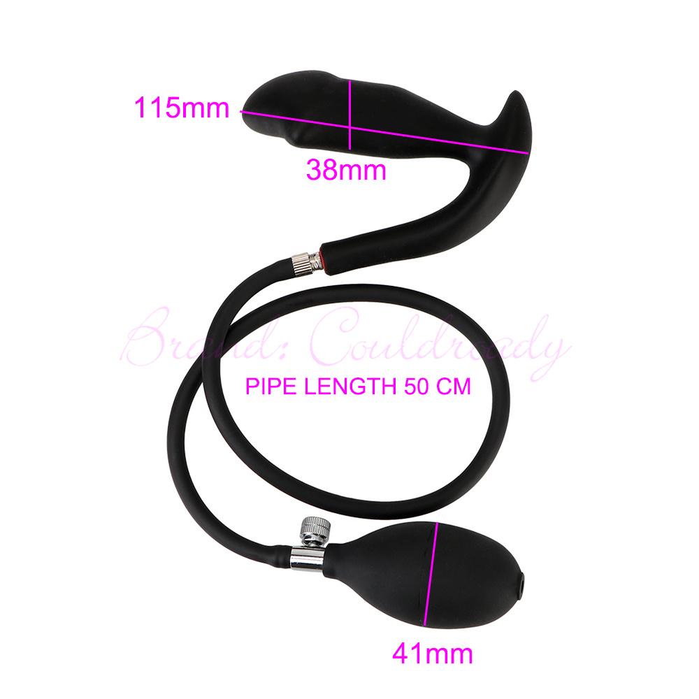 Inflatable Anal Plugs Anus Expander Butt Plug Dilator G Spot Stimulator Prostate Massager Sex Toys for Men Women