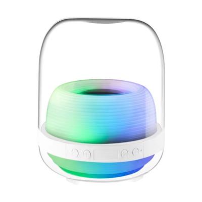 Новый беспроводной Bluetooth-динамик L20 4-го поколения с хрустальным стеклом, полноэкранный красочный светильник, настольный динамик, домашний сабвуфер TWS
