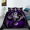 Bedspread Skulll Comforter Cover Youth Duvet Cover Set Soft Bedroom Decor