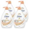 Гель для душа Dove Успокаивающий с кокосом и овсянкой 1 кг 4 шт