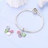 Copper Metal Charm Bead Components Authentic Original Popular Hot Dog Coke Apple Pink Flowers Bead Components Compatible With Bracelet High Quality