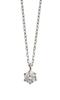 K18 White Gold Diamond Necklace L&CO 0.1ct 66-7645