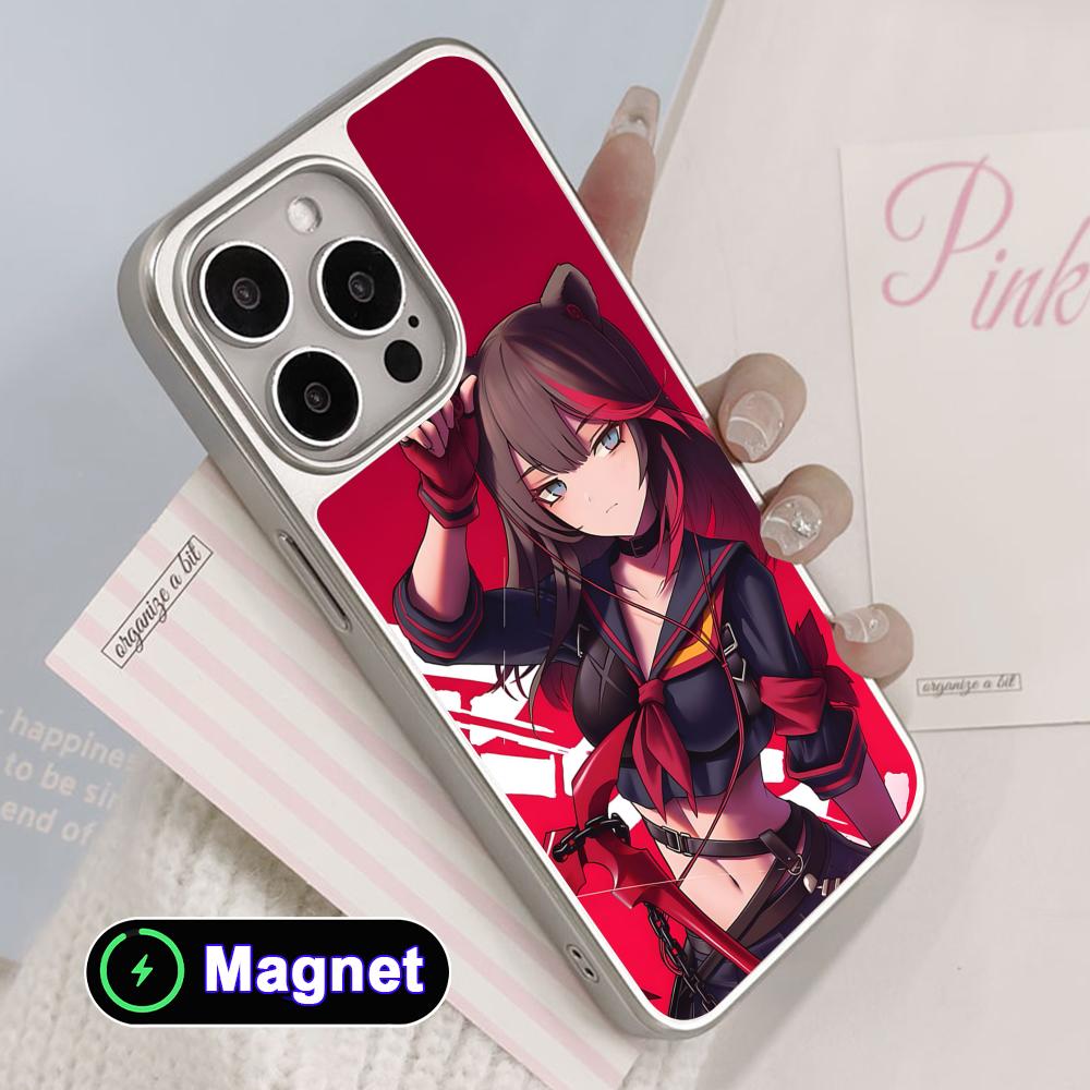 Чехол для мобильного телефона Arknights Zima с серебряным покрытием Magsafe для iPhone 17 16 15 14 13 12 11 Air Pro Max Plus Цветная крышка