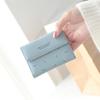 Pureti Маленький свежий корейский стиль многофункциональный милый короткий кошелек для женщин и студентов