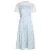 Age reducing new Chinese style buckle improved cheongsam 2024 summer style temperament splicing design sense floral dress