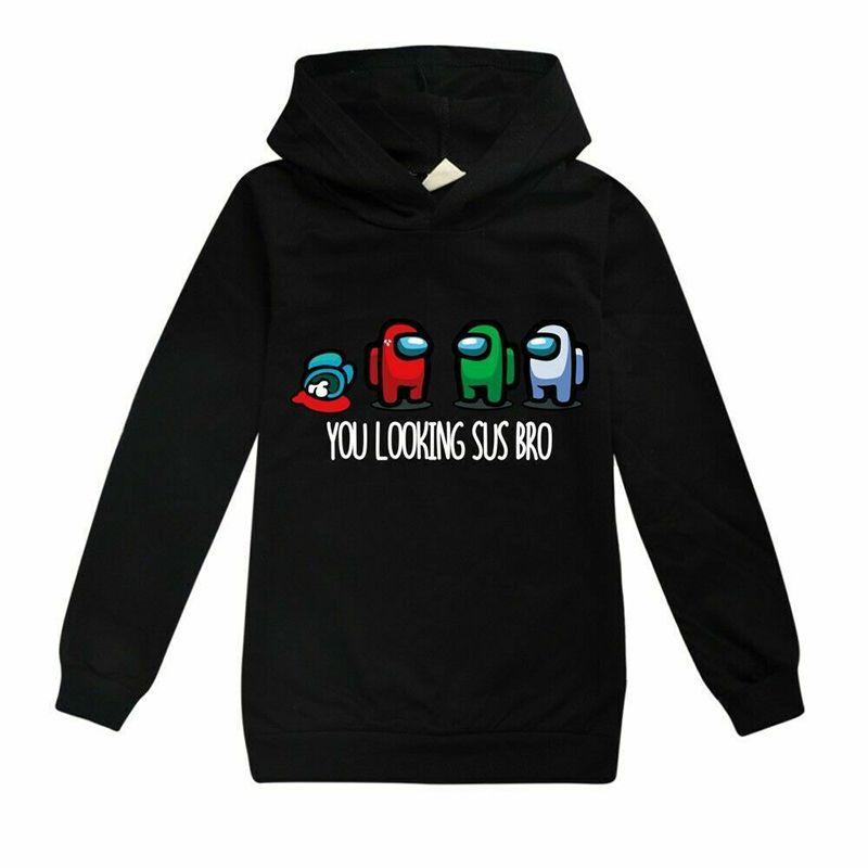 Among Impostor Us Game Kids Hoodie Boys Girls Hooded Sweatshirt Tops Jumper