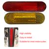 1 Pair Red Reflectors Truck Plastic Reflectors Motorcycle ATV Dirt Bike Car Reflector Safety Warning Fork Reflectors Motorcycle