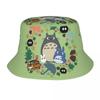Fashion Manga My Neighbour Totoro Hayao Miyazaki Bucket Hat Unisex Women Anime Manga Beach Sun Summer Fisherman Cap