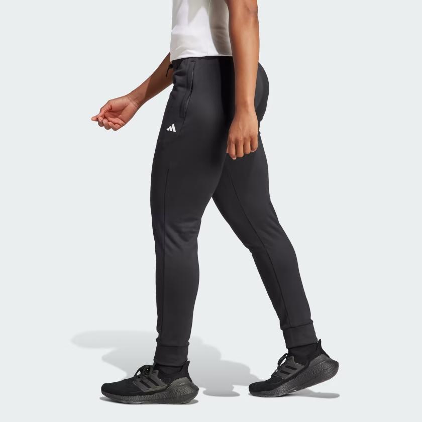 Adidas Aeroready Game And Go Regular Tapered Fleece Pants Women Pants Black IM2678