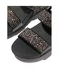 Женские сандалии Fitflop Lulu с ремешком на пятке, многоцветный глиттер - Черный Мульти (Ft64K2S225)