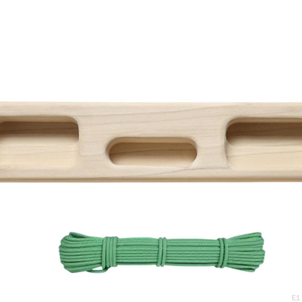 Climbing Hangboard Fingerboard Wooden Hang Board Indoor Forearm Exerciser Finger