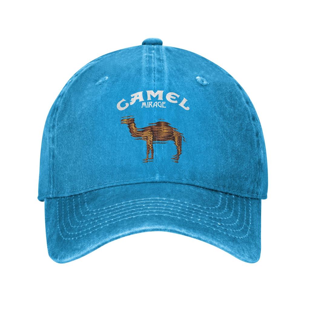 Camels Mirage Band Baseball Caps Casual Distressed Denim Washed Snapback Hat Unisex Outdoor Travel Unstructured Soft Hats Cap