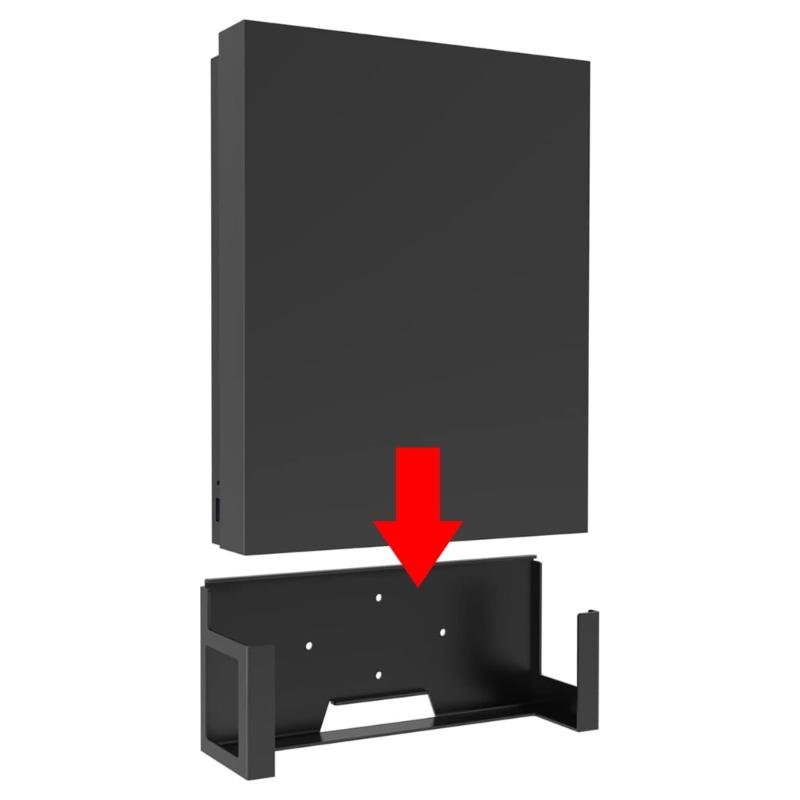 Modern Metal Wall Bracket Space Saving Wall Mount Holder Game Console Display Shelf Rack for B One Gaming Accessory
