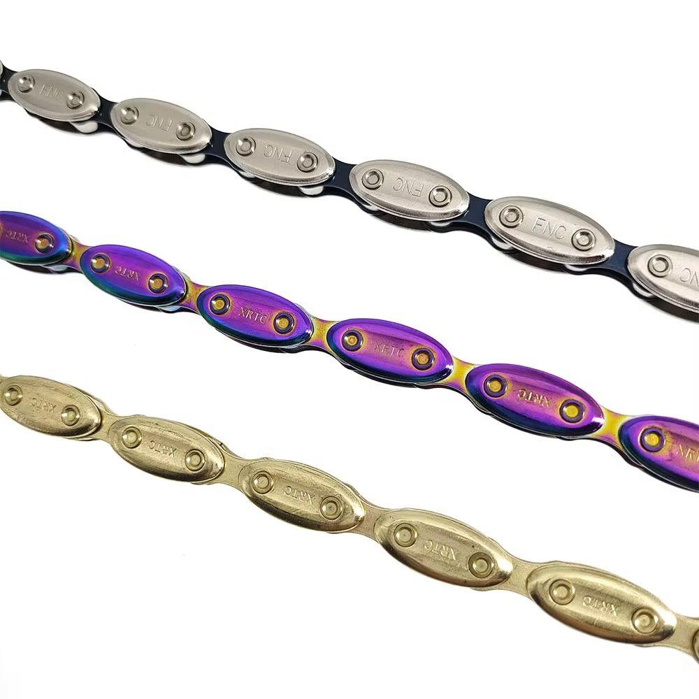 100 Link Bicycle Chain Fixed Gear Single Speed Chain Heavy Duty Bicycle Olive Chain BMX Bike