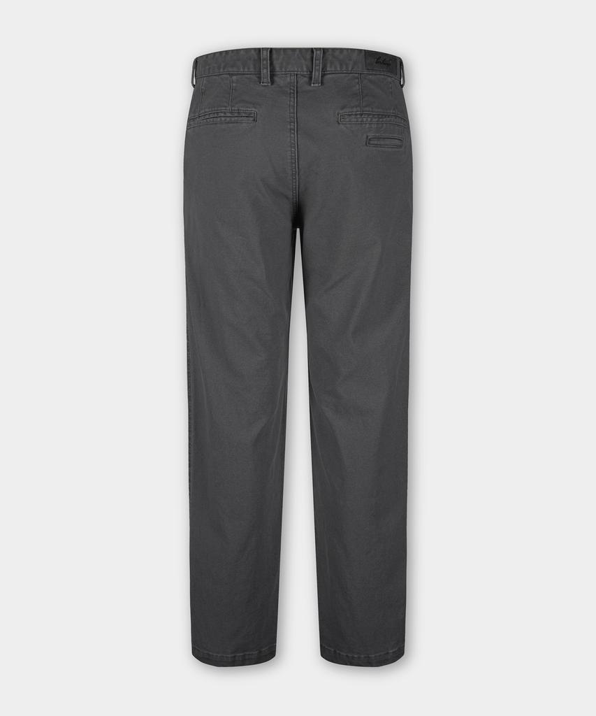 BIRBANTE Хлопковые брюки чинос со спандексом, garment-washed - Серый