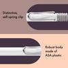 LAMY Safari White Ballpoint Pen Ergonomic Medium Line Width Comfortable for extended writing Durable ASA Plastic Includes Large Capacity Black LAMY
