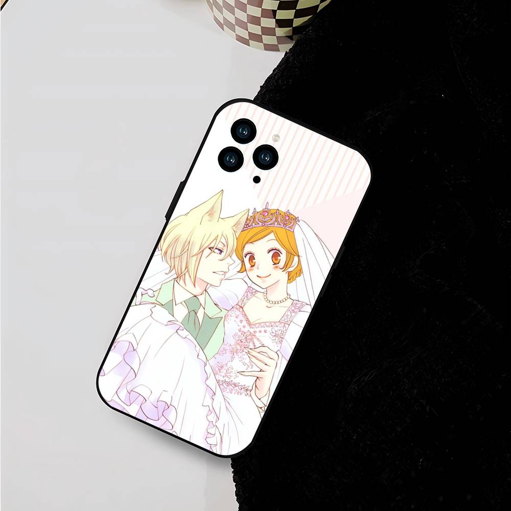 Чехол для телефона K-Kamisama Love Аниме для IPhone 17 Air 16 15 14 13 Pro Max 11 12 Черный Силиконовый Чехол
