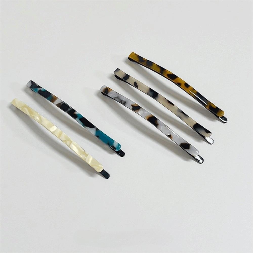 Acetate Material Hair Clip Non-Slip Design Bangs Clip Fashion Hair Barrettes for Women