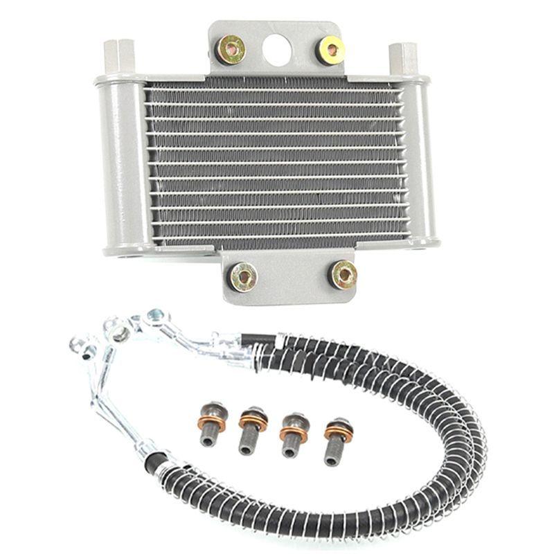 Clear Motorcycle Radiator Engine Oil Cooler Motocross Oil Cooler Dirt Pit Bike For 150-250Cc GY6