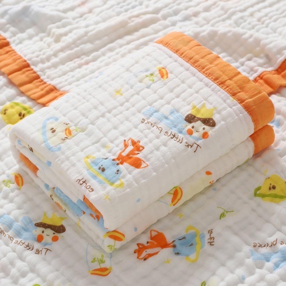 Baby Pure Cotton Class A Soft and Breathable Six-layer Integrated Children's Bath Towel Kindergarten Small Quilt