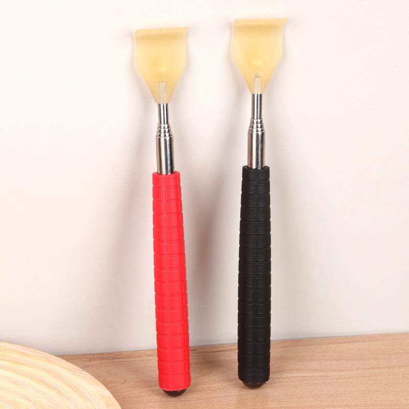 Портативная выдвижная чесалка для спины в виде бычьего рога для дома и путешествий