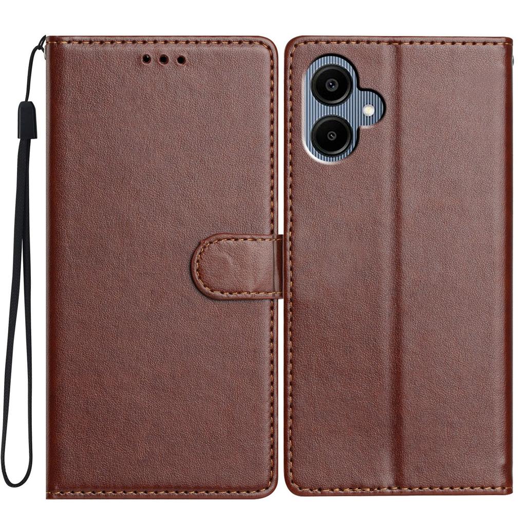 For Samsung Galaxy A07 Leather Case Wallet Stand Phone Cover with Handy Strap