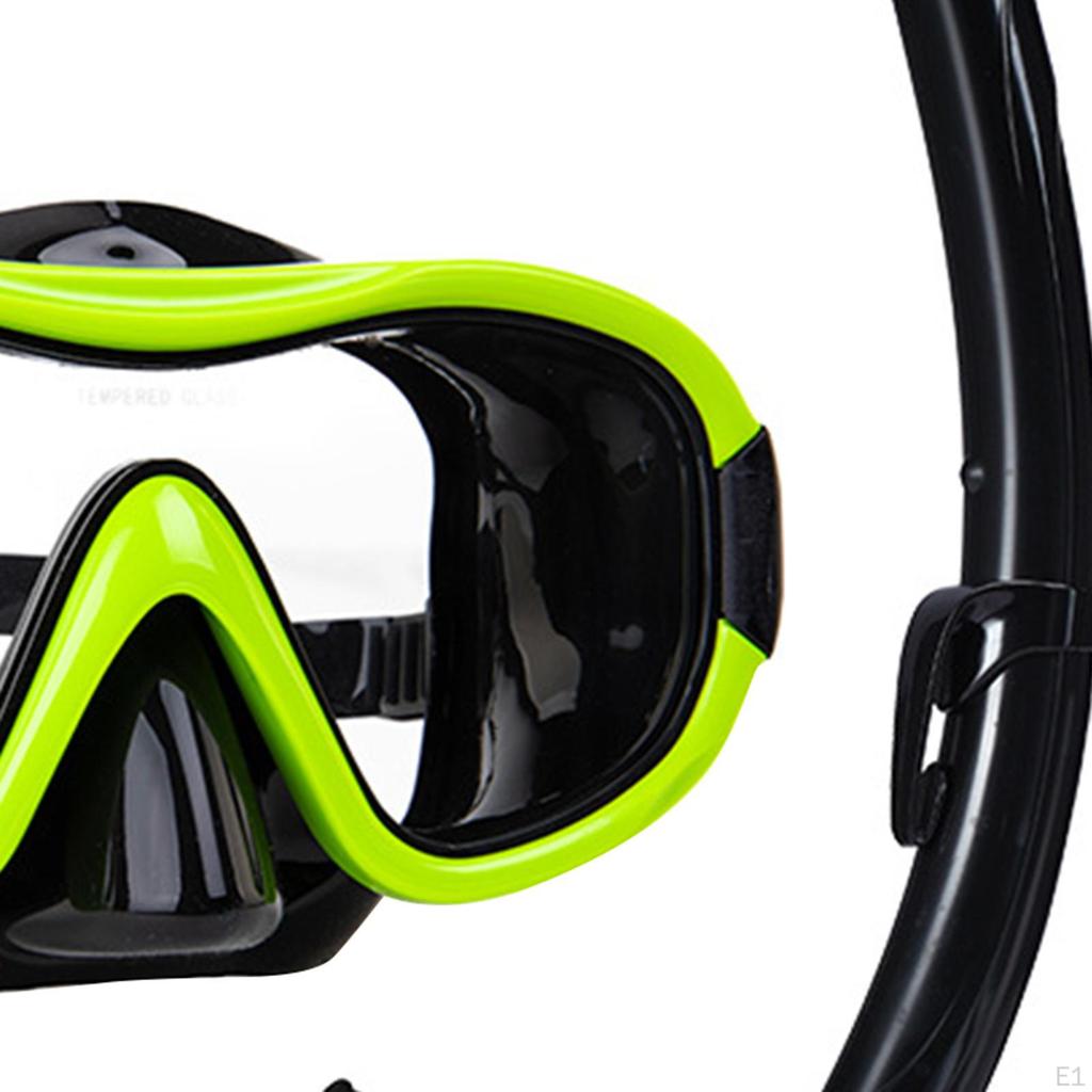 Набор для сноркелинга, дыхательная маска, удобная маска для дайвинга с широким обзором, очки для плавания