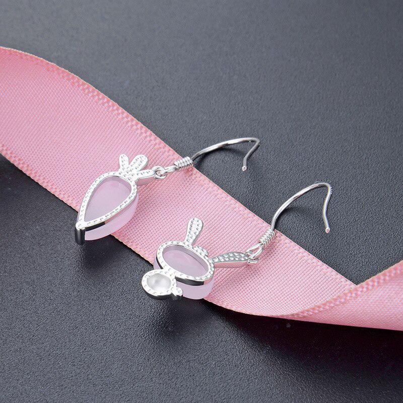 Танциз стерлингового серебра 925 пробы циркон серьги серьги-капли для женщин подарки на свадьбу