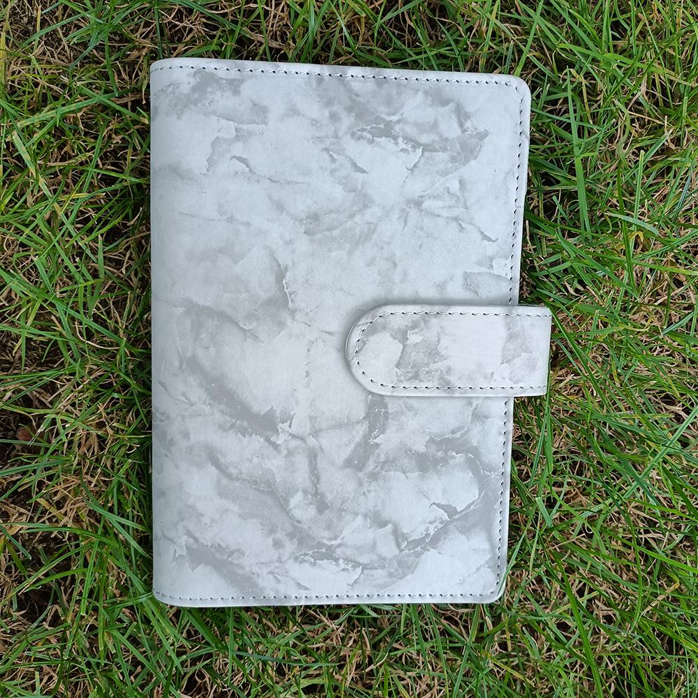 Best Selling Product A6 Marble PU Leather Budget Binder Money Planner Organizer Journal Notebook Budget Binder
