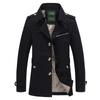 Men's Casual Jacket Windbreaker Long Coat