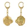Spanish Mastiff, Mastín Español - Gilded Key Ring with Dog, Handbag Decoration, Luxury Accessory by Brand