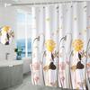 Mildew Proof Bathroom Curtain Waterproof Printed Shower Curtain New Shower Curtain