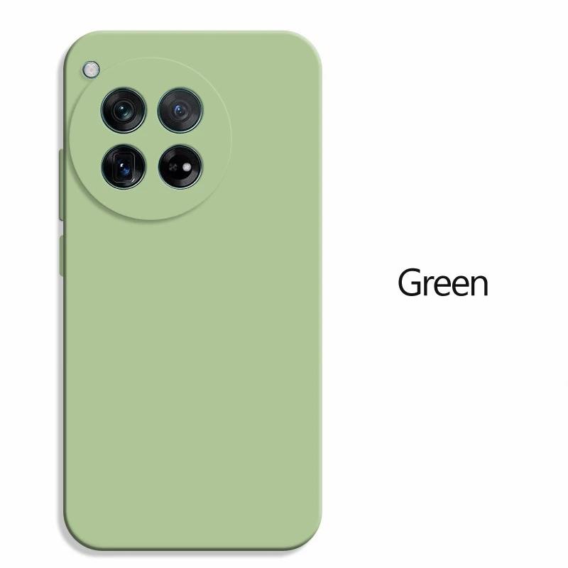 Для OnePlus 12 Чехол Противоударный квадратный жидкий силиконовый мягкий чехол для OnePlus 12 One Plus 12 OnePlus12 5G Чехол для телефона Coque Fundas