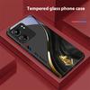 Звездный Зодиак Для Xiaomi Redmi 13C Note13 12 Pro Plus 5G Note 9 13T Pro POCO X6 F5 F6 Черный Чехол для Телефона из Закаленного Стекла