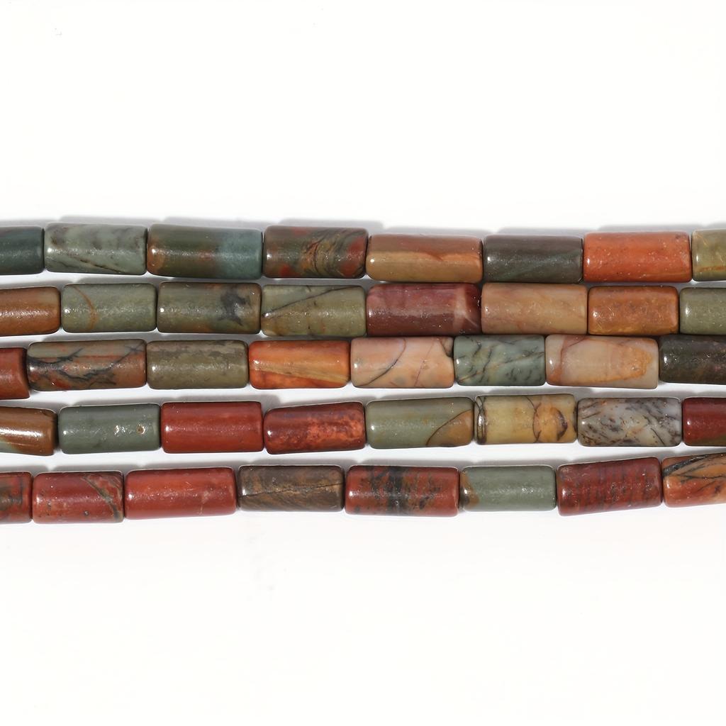 9x4mm Knot Bamboo 1strandbag Cylindrical Round Tube Opal Jade Loose Stone Beads For Making Necklaces And Bracelets Handmade Diy Craft
