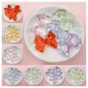 Acrylic For Necklace Earrings Charms Jewelry Making 22.2*28.6mm Handmade Material Loose Beads Bracelets With Hole 5PCS DIY Bowknots Necklace