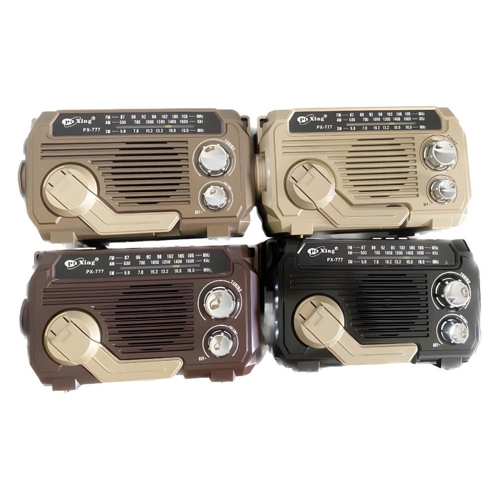 Hand Crank Charging Portable FM Radio High Sensitivity Bluetooth Speaker Emergency Preparedness