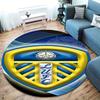Круглый ковер Leeds United Football Club, Ковер для гостиной, спальни, дивана, игровой комнаты, Нескользящий коврик для пола