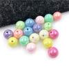 Handmade Loose Beads Jewelry Making Acrylic Materials Fashion 14mm 10pcs AB Magic Color Accessories Round DIY Bracelet Earring  Accessories