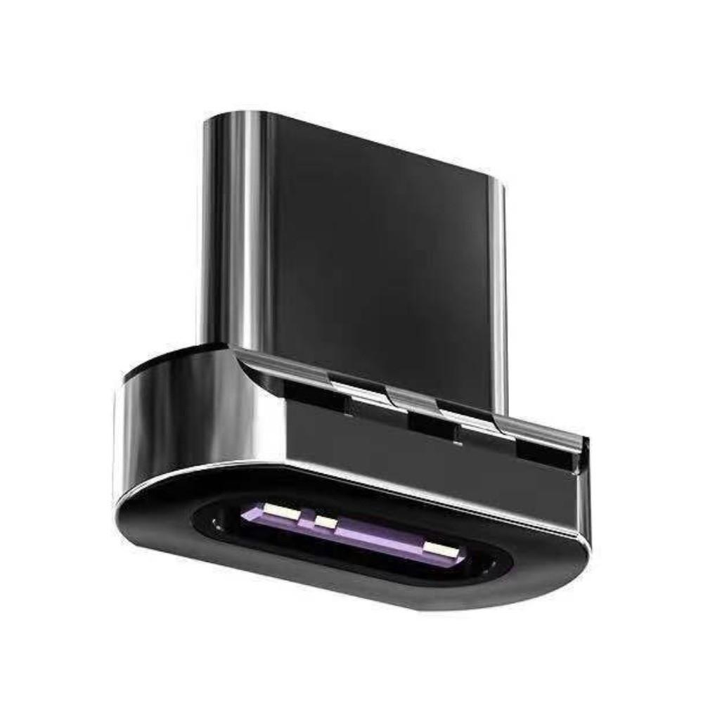 Магнитный адаптер USB Type C 90 градусов 120 Вт Угловой магнитный адаптер питания Подключение устройства