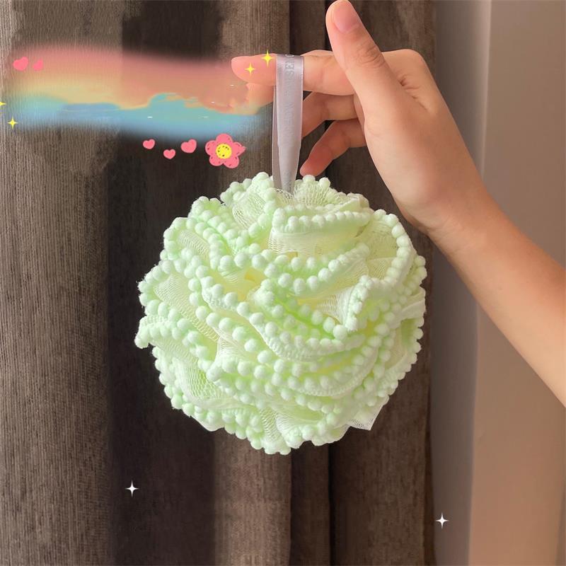 Loofah Bath Ball Mesh Sponge 1 PC Milk Shower Accessories Bathroom Supplies PE Bath Flower Soft 30/50g Brush Body Sponge Brush
