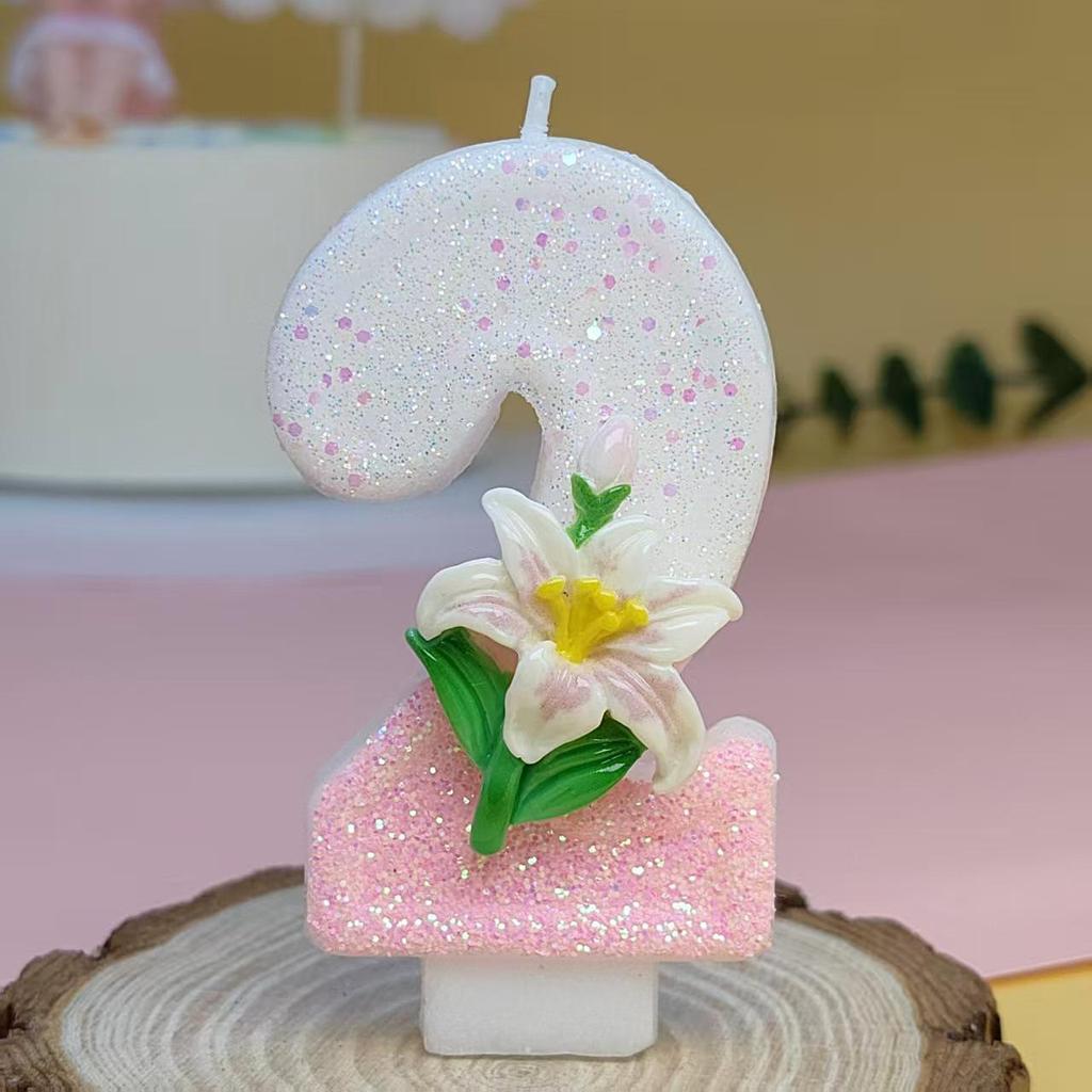 Креативные свечи для торта на день рождения с цифрами 0-9 для украшения торта