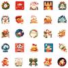 50 Christmas Personality Festive Cartoons Kids Stickers Party Decoration Diy Water Cup Notebook Stickers