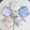 Bowknot Bow Purse Korean Style Cosmetic Bag Square Sanitary Napkin Storage Bag  Girls